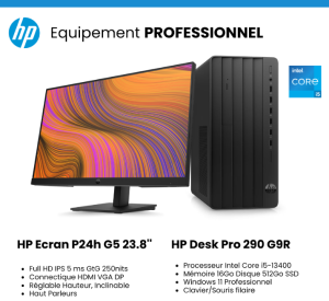 HP Pro 290 G9R Intel Core i5-13400 16GO 512GO SSD Intel UHD Graphics 730 WIN11PRO