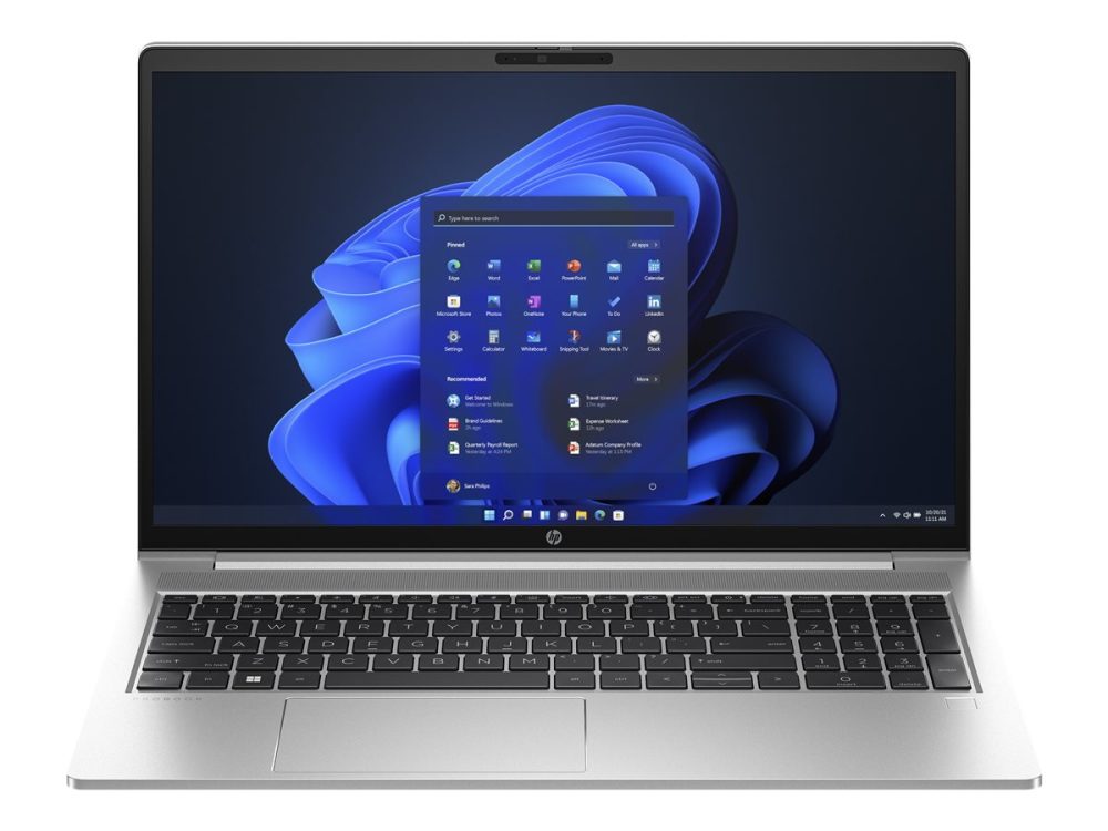 HP ProBook 450 Notebook - Conception de charnière à 177 degrés - Intel Core i5 - 1335U / jusqu'à 4.6 GHz - Win 11 Pro - Carte graphique Intel Iris Xe - 16 Go RAM - 512 Go SSD NVMe, HP Value - 15.6" IPS 1920 x 1080 (Full HD) - Wi-Fi 6E, carte sans fil Bluetooth 5.3 - brochet argent aluminium - clavier : Français